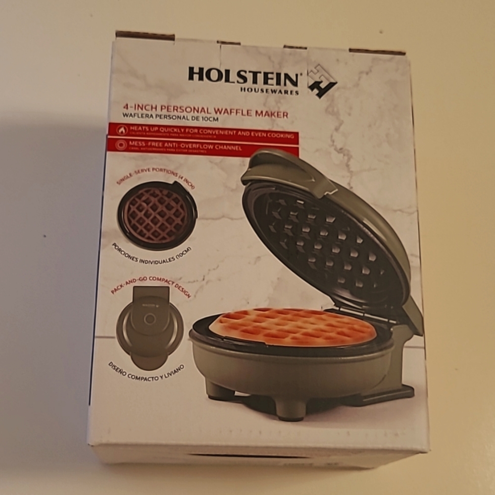 Personal waffle maker